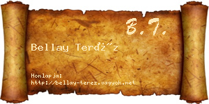 Bellay Teréz névjegykártya